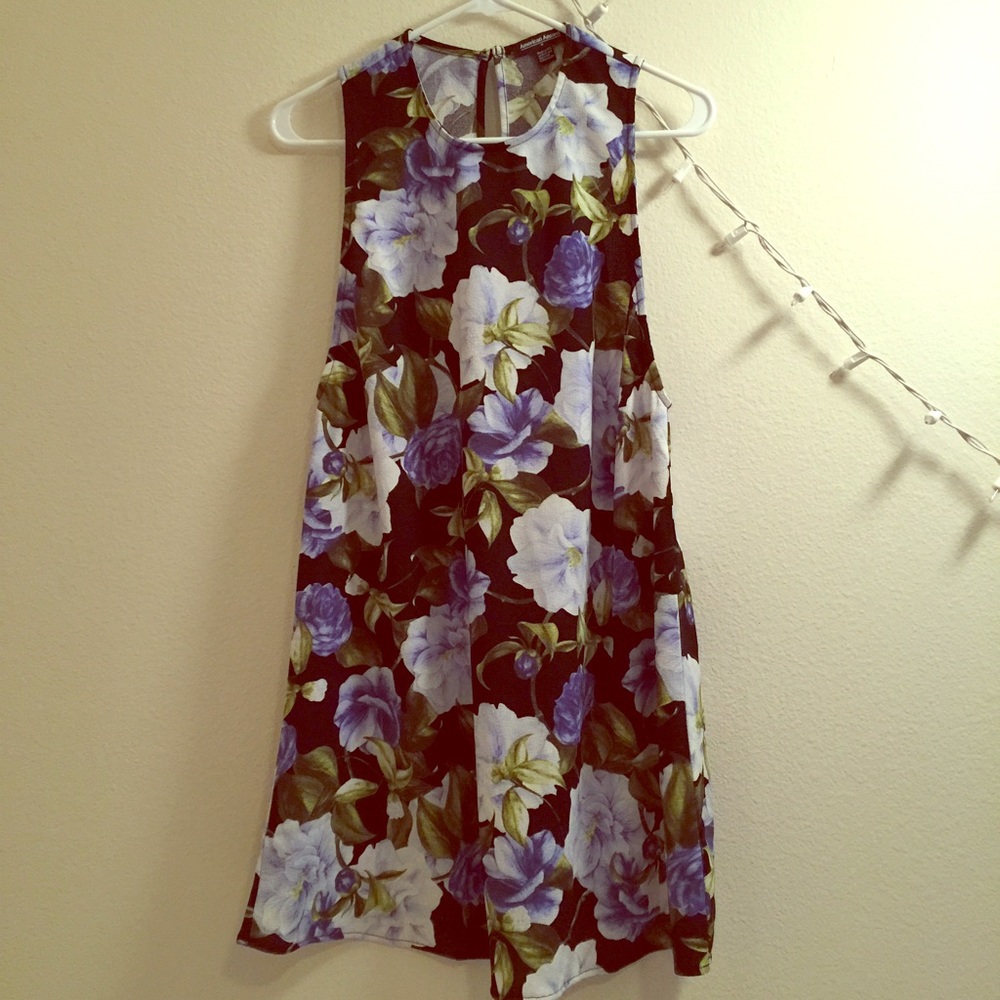 Dark floral dress